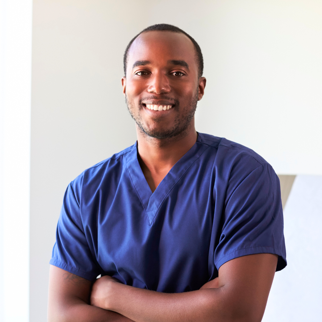 Mann mit schwarzen Haaren - Auszubildener David Wagner